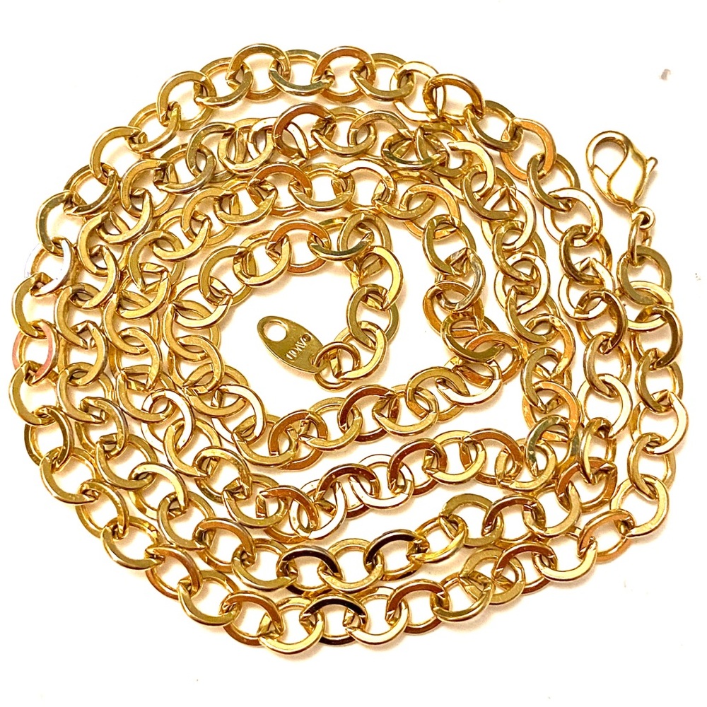 AVON Vintage Gold Thick Chain Necklace